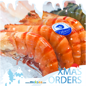 XMAS Orders 2022-Cooked Head On Shell On Black Tiger Shrimp