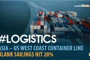 Asia – US West Coast container line blank sailings hit 28%