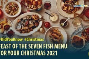 Feast of The seven fish menu for your christmas 2021