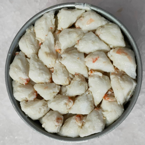 Canned crab meat