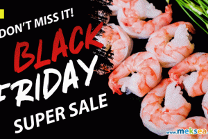 Black Friday super sale for seafood
