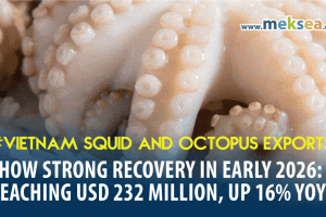 Vietnam Squid and Octopus Exports show strong recovery in early 2026: Reaching USD 232 million, up 16% year-on-year
